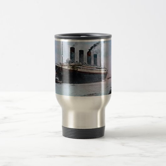 Mug De Voyage Cru titanique de RMS Belfast Irlande (Centre)