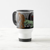 Mug De Voyage Cryptid, OVNI, Big Foot, Chupacabra, Alien Mothman (Devant gauche)