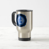 MUG DE VOYAGE CRYPTO-MONNAIE LITECOIN (Devant gauche)