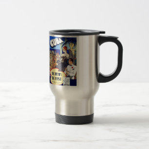 Mug De Voyage Cuba vintage Si Près De So Fast Travel