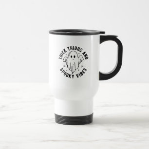 Mug De Voyage "Cuirs Épais Et Vibes Éffrayantes"