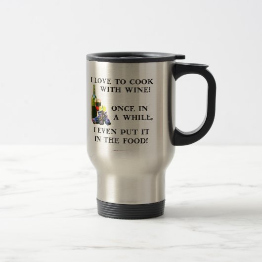 Mug De Voyage Cuisson avec du vin (Droit)
