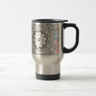 Mug De Voyage Culture africaine dynamique : une fusion rose et c