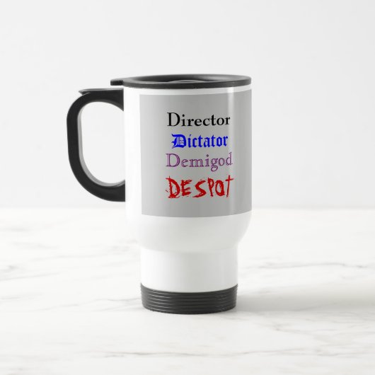 Mug De Voyage Cup de directeur (Gauche)