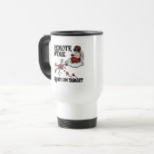 Mug De Voyage Cupid Remote Work, Valentine's Day (Devant gauche)