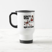 Mug De Voyage Cupid Remote Work, Valentine's Day (Gauche)