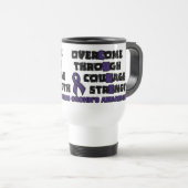 Mug De Voyage CURE... Crohn's (Devant droit)