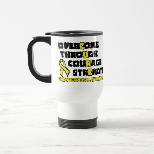 Mug De Voyage CURE...Endometriose (Gauche)