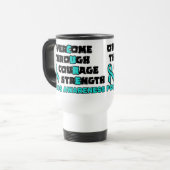 MUG DE VOYAGE CURE...PCOS (Devant gauche)