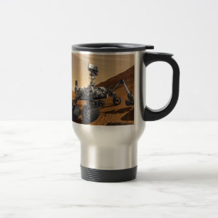 Mug De Voyage Curiosité Mars Rover, Mission spatiale planétaire,