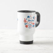Mug De Voyage Custom Baseball Maman Fier Softball Mama Jour (Devant droit)