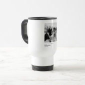 Mug De Voyage Custom Black & White Photo– Love You Forever (Devant gauche)