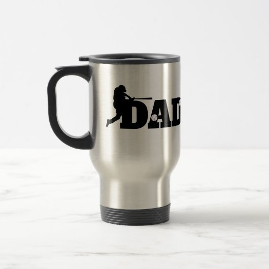 Mug De Voyage Custom Dad Baseball  (Gauche)