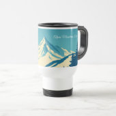 Mug De Voyage Custom Ski Club Aspen Retro 70s Mountain (Devant droit)