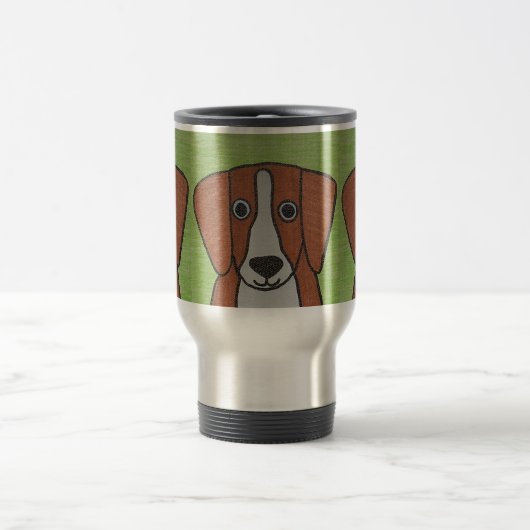 Mug De Voyage Cute Beagle Voyage Mug (Centre)