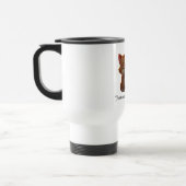 Mug De Voyage Cute cat - beautiful present for animal lover (Gauche)
