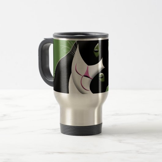 Mug De Voyage Cute chat (Devant gauche)