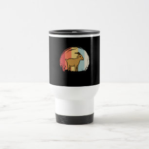 Mug De Voyage Cute chèvre Retro