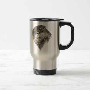 Mug De Voyage Cute Curieux Otter Aquarelle Art animal