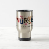Mug De Voyage Cute Custom Christmas Nurse Gift  2 Photos Name (Centre)