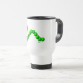 Mug De Voyage Cute Inchworm avec une idée (Devant droit)
