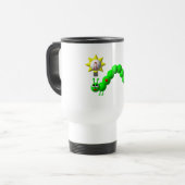 Mug De Voyage Cute Inchworm avec une idée (Devant gauche)