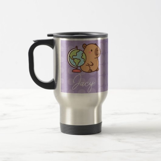 Mug De Voyage Cute Kids Capybara School (Gauche)