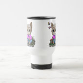 Mug De Voyage Cute Kitty Chat et Papillon (Centre)