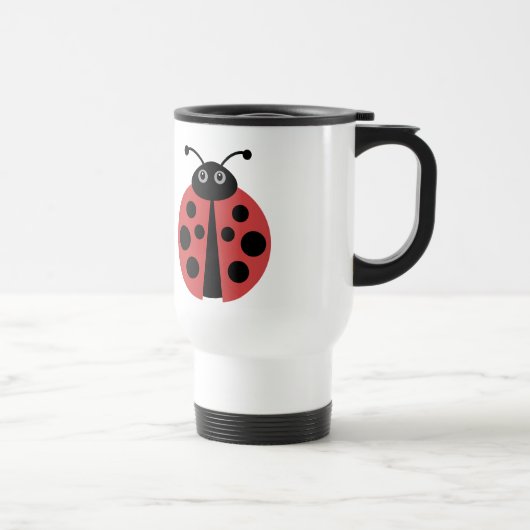 Mug De Voyage Cute Ladybug (Droite)