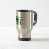 MUG DE VOYAGE CUTE MEOW CAT AVEC ALIEN (Devant droit)