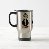 Mug De Voyage Cute Nerdy Bookworm Penguin (Gauche)