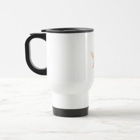 Mug De Voyage Cute Pink Starfish (Gauche)