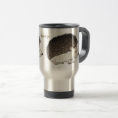 Mug De Voyage Cute prickly hedgehog cartoon (Devant droit)