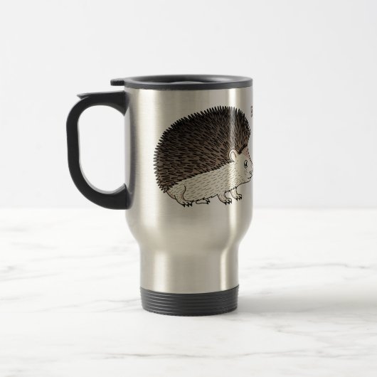 Mug De Voyage Cute prickly hedgehog cartoon (Gauche)
