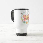 Mug De Voyage Cute, ressort/papillon (Devant gauche)