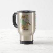 Mug De Voyage Cute Stylé Pastel Songbird encadré (Devant gauche)