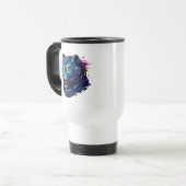 Mug De Voyage Cyber Animaux - Créatures futuristes du Digita (Devant gauche)