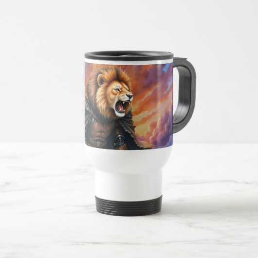 Mug De Voyage Cyber Lion of the Wastelands (Devant droit)
