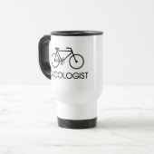 Mug De Voyage Cycle de recyclage de Cycologist (Devant gauche)