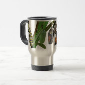 MUG DE VOYAGE CYCLE DE VIE DE MONARQUE (Devant gauche)