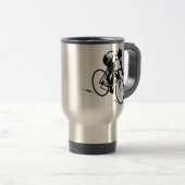 Mug De Voyage Cyclisme bicyclette Biker (Devant droit)