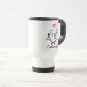 Mug De Voyage DAB le HÉRISSON ARTISTE (Devant droit)