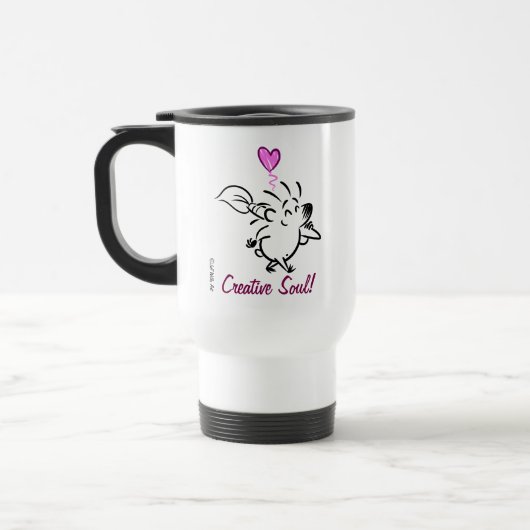 Mug De Voyage DAB le HÉRISSON ARTISTE (Gauche)