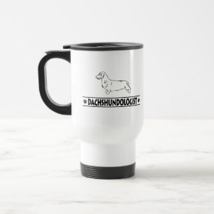 Mug De Voyage Dachshund à poil dur humoristique
