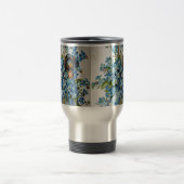 Mug De Voyage Dachshund et Forget-Me-Nots (Centre)