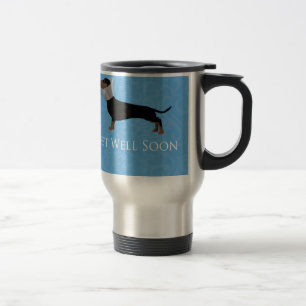 Mug De Voyage Dachshund S'Améliorer Bientôt Design