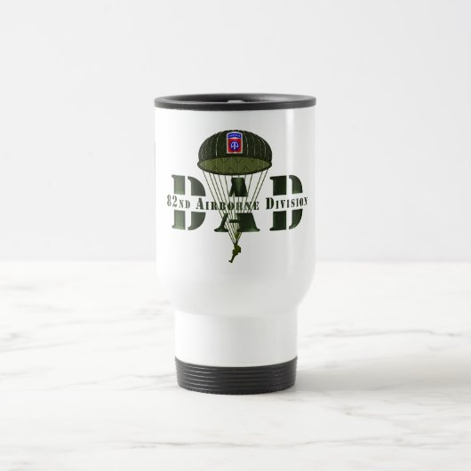 Mug de voyage “DAD” de la 82e division aéroportée (Centre)