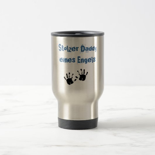 Mug De Voyage Daddy fier d'un ange (Centre)