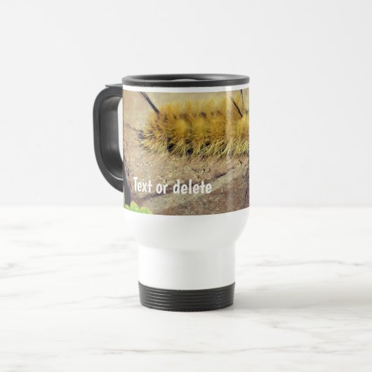 Mug De Voyage Dagger Moth Caterpillar Nature Personnalisée (Devant gauche)