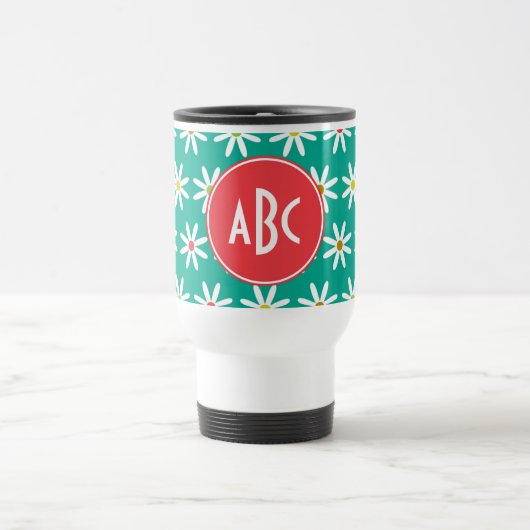 Mug De Voyage Daisy Dots Monogrammées (Centre)